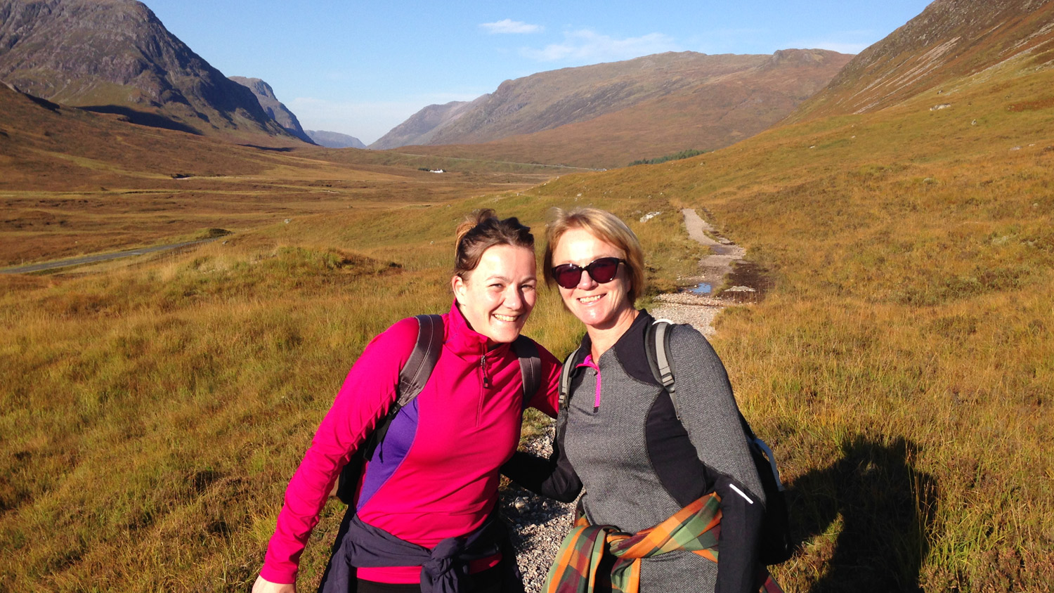 Freunde auf dem West Highland Way