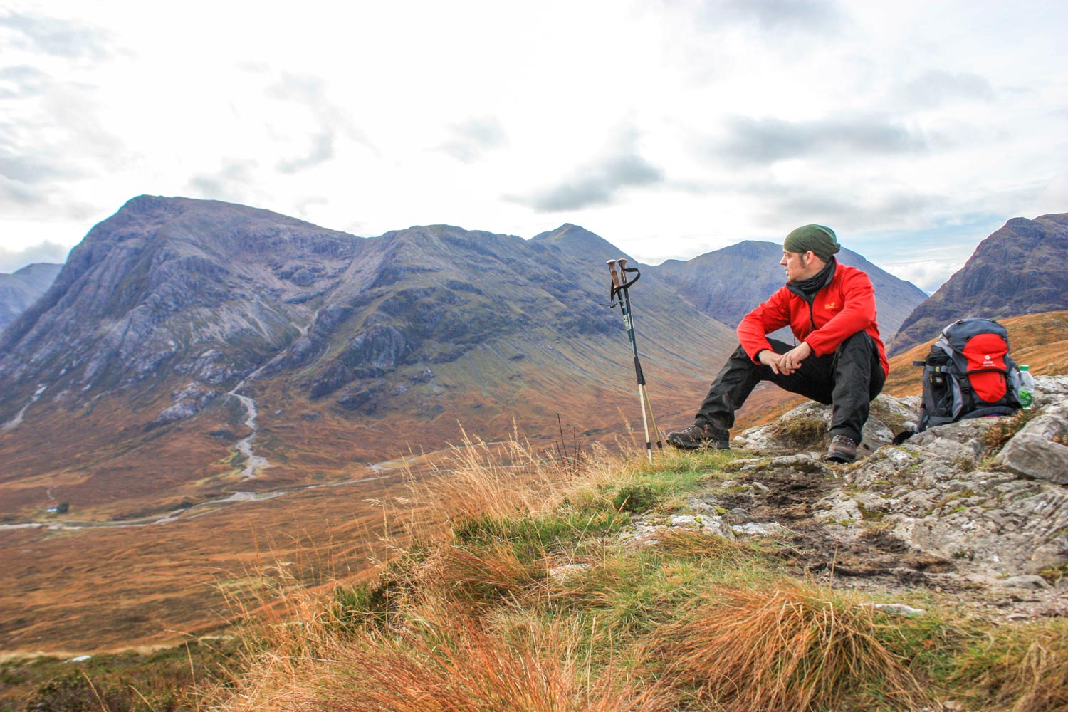 Wanderer auf dem West Highland Way