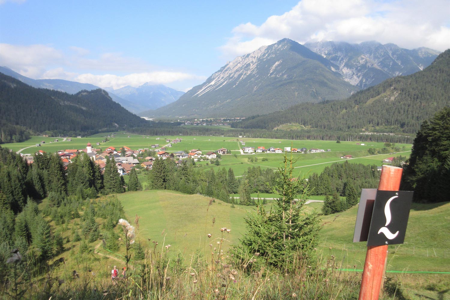 Ausblick vom Lechweg