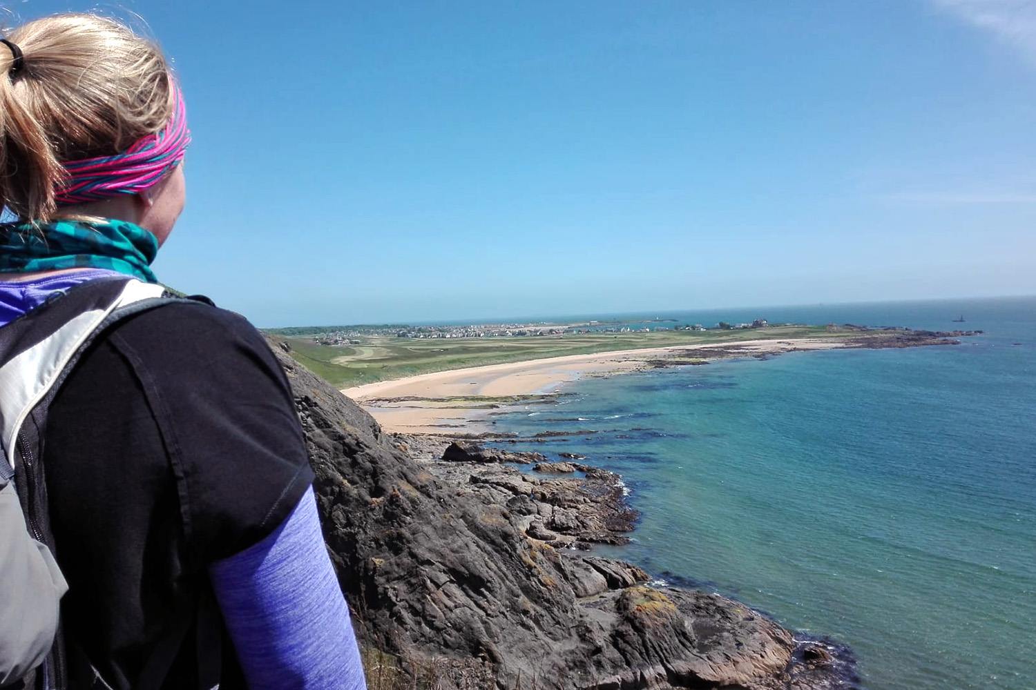 Ausblick auf den Strand