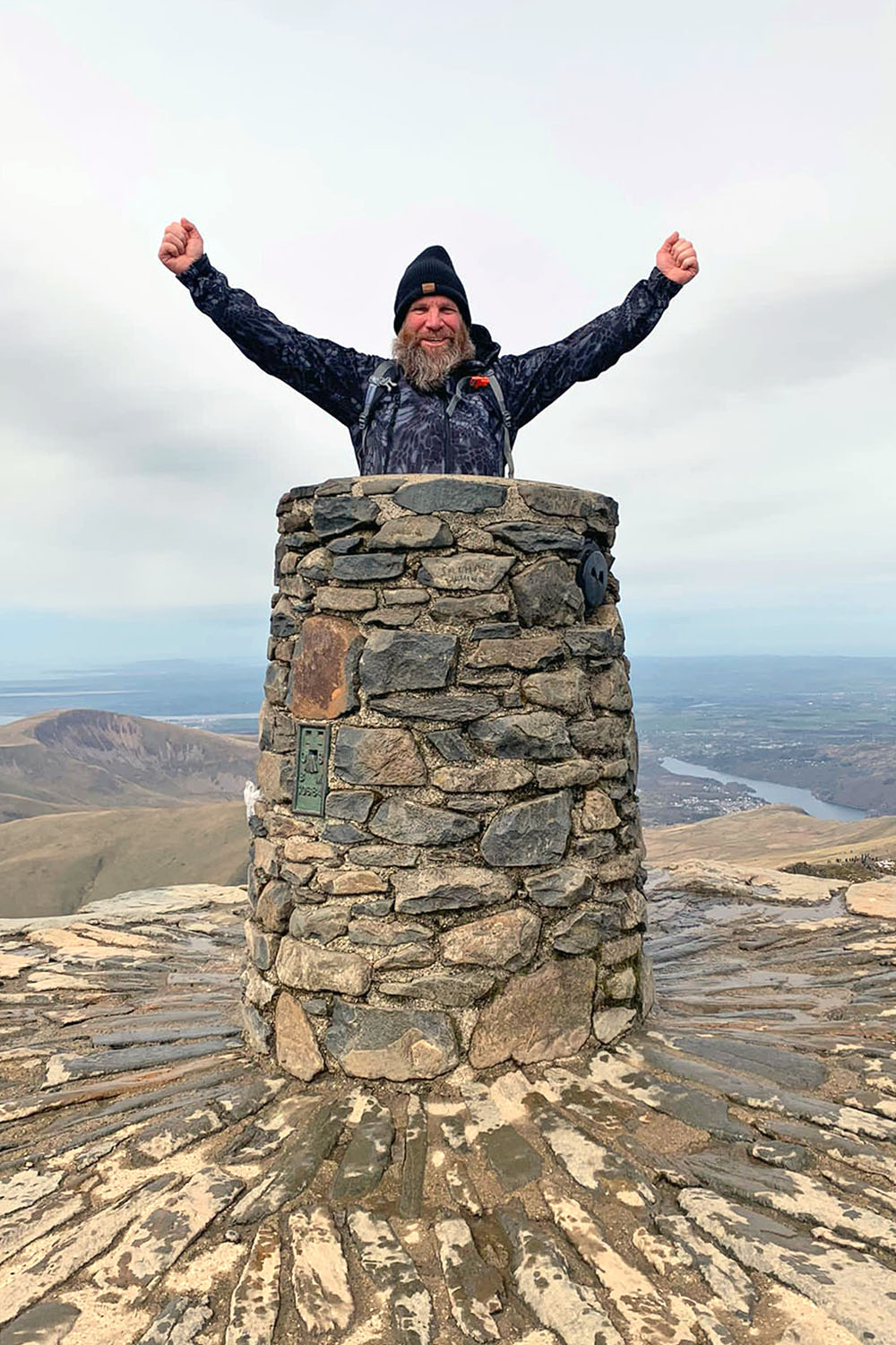 Gipfel des Mount Snowdon