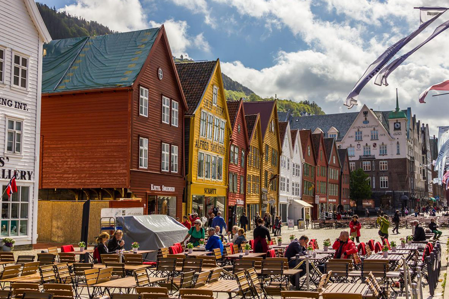 Die Altstadt von Bergen